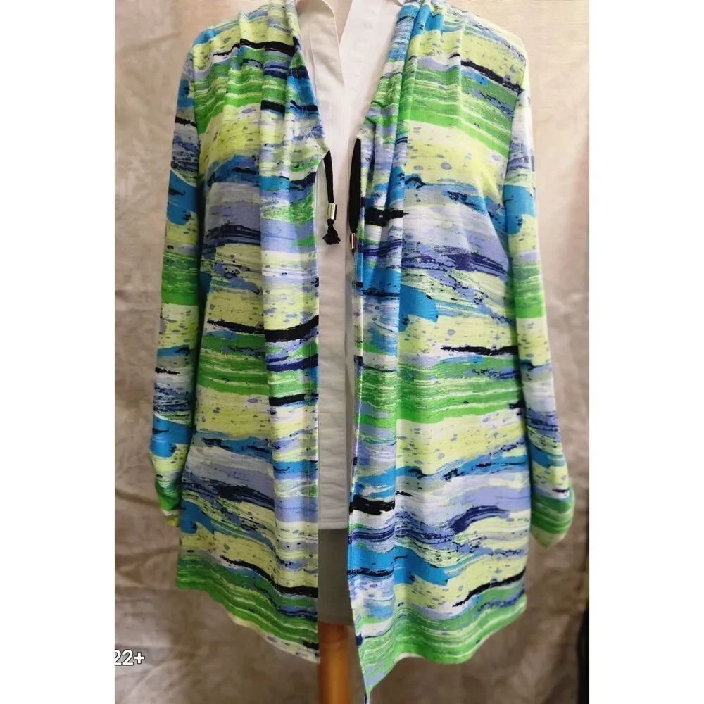 C19 Peck and Peck knit open front cardigan